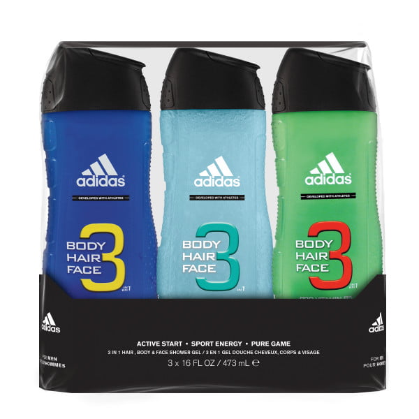 Schuldenaar passage Monteur Adidas Active Sport 3pc Personal Care Set - Walmart.com