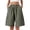 Army Green, variant on Womens Shorts Upbeat Utility Shorts For High Waist Short Pants With Minimalist Design Summer Casual Wear For Everyday Style, Size XXXL