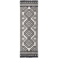thumbnail image 2 of nuLOOM Janie Moroccan Diamond Soft Shag Fringe Runner Rug, 2' 8" x 8', Beige, 2 of 2