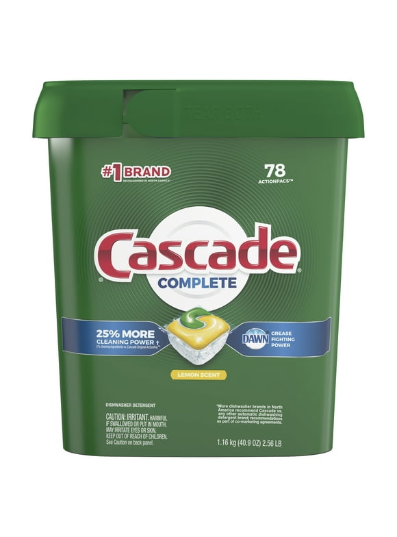 Cascade Dishwasher Pods in Cascade