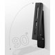 thumbnail image 5 of Rejilla de pared negra NQ para horno microondas acero inoxidable carga máxima 50 kg, 5 of 5