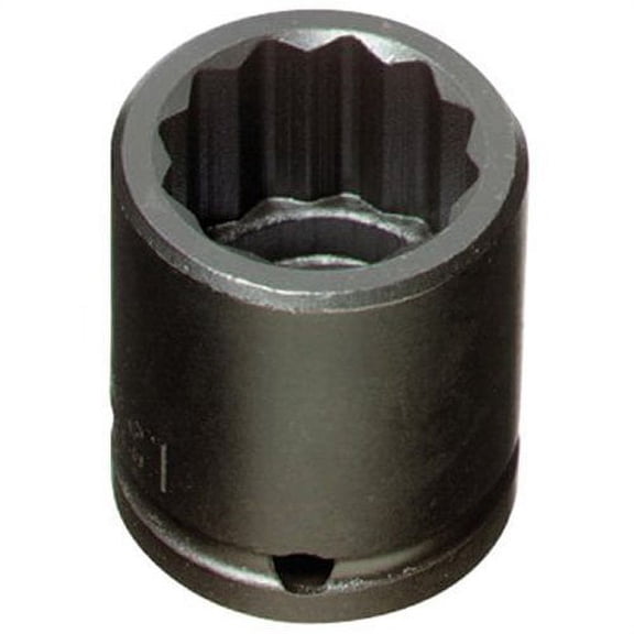 Proto Torqueplus Impact Socket, 1/2" Drive, 1" Opening, 12 Points, EA (577-7432)