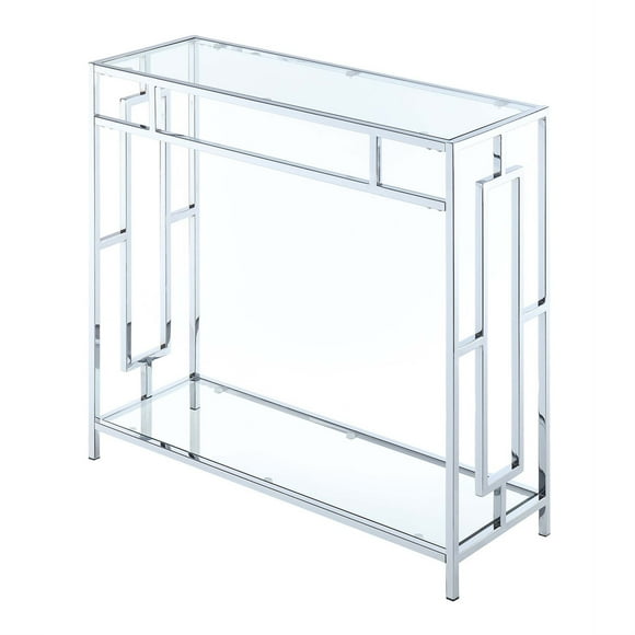 Mesa de recibidor Town Square Chrome(S14-114) Convenience Concepts S14-114