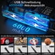 thumbnail image 4 of Bomba de aire eléctrica con batería de 6000 mAh, bomba de bicicleta portátil de 150 PSI para todas las válvulas con luz LED LCD digital, mini compresor para bicicleta, motocicleta,, 4 of 7
