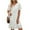 White, variant on Women Dress Summer Short Sleeve V Neck Dress Ladies Caual A Line Hollow Out Lace Beach Dresses