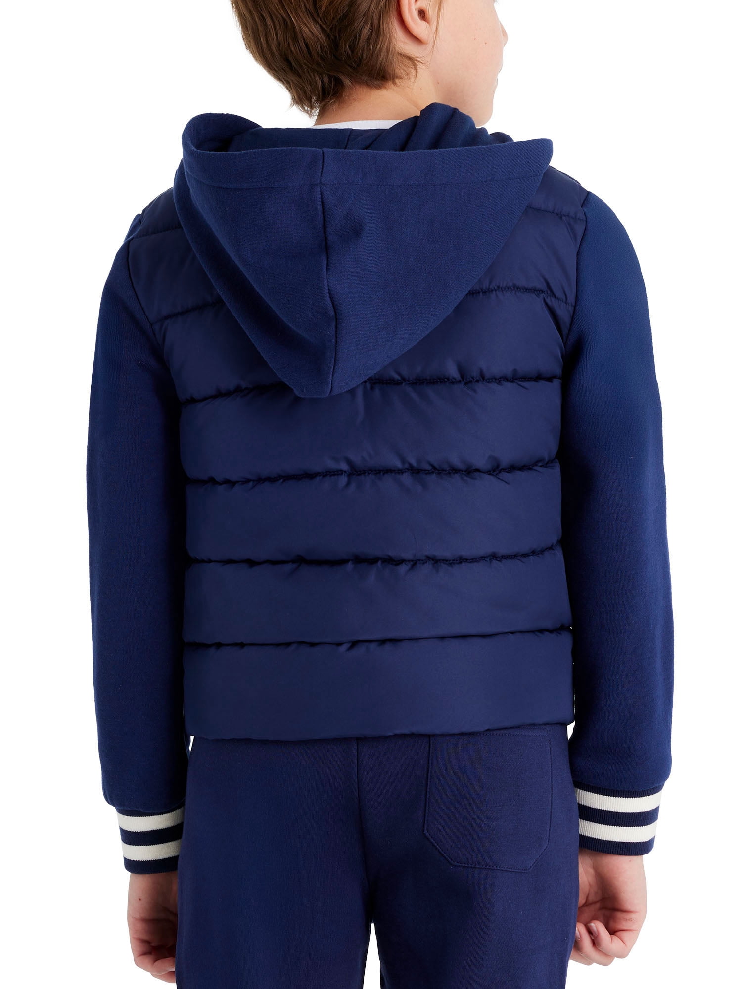 U.S. Polo Assn. Mixed Media Zip Jacket, Sizes 4-18