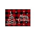 thumbnail image 1 of Estera de comedor Rectangular con estampado de dibujos animados de Navidad, estera para taza de agua, estera de comedor bonita adecuada para colocar platos, 1 of 4