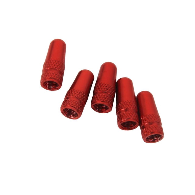 5x Anodizado de Aleación de Aluminio Casquillos álvula de Cubiertas, para Suciedad de Lluvia DYNWAVEMX Tapones de válvula Presta