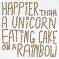 thumbnail image 2 of CafePress - Happier Than A Unicorn... Infant Bodysuit - Baby Light Bodysuit, Size Newborn - 24 Months, 2 of 4