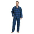 thumbnail image 2 of Kolipajam Men's 100% Cotton Flannel Pajama Set Yarn Dyed Cozy Bottom with Pockets Pjs for Men M, 2 of 5