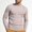 Khaki men long sleeve pullover sweater a1, variant on Men's Long Sleeve Knitted Sweater Pullover Fall Winter Casual Basic Tops Solid Color Fashion Comfortable Daily Wear Street Style Outfits, Gray 2XL