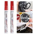 thumbnail image 2 of Back to School Essentials Paint Pens Never Fade Based Paint Marker Set For Rock Stone Wood Fabric Plastic Canvas Ceramic Glass Crafts Tire Metal Markers 5ml, 2 of 5