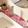 thumbnail image 6 of Pink Heart Gradient Kitchen Sink Splash Guard, Silicone Sink Faucet Mat Dry Out the Kitchen Bathroom, 6 of 7