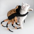 thumbnail image 4 of Disfraces de Halloween para mascotas, disfraz de araña aterradora para gatitos pequeños, ropa para cachorros, ropa para perros y gatos, accesorios de vestir divertidos para fiestas, 4 of 5