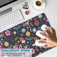 thumbnail image 4 of Long Mouse Pads for Desk,Pioneer Flower Floral Print Pattern Desk Mats on Top Of Desks, Desk Mouse Pad Extra Large with 3mm Non-Slip Base and Stitched Edge for Gaming,Office,Work,Home 31.5"x15.7", 4 of 6