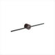 thumbnail image 1 of Toallero Minimalista de Nogal, Soporte para Toallas de Baño, Poste Único Deslizante, Sin Orificio, Soporte de Madera Maciza para Baño, 40cm, 1 of 5