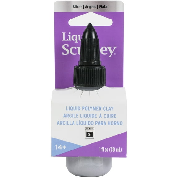 Sculpey Liquid 1oz-Silver