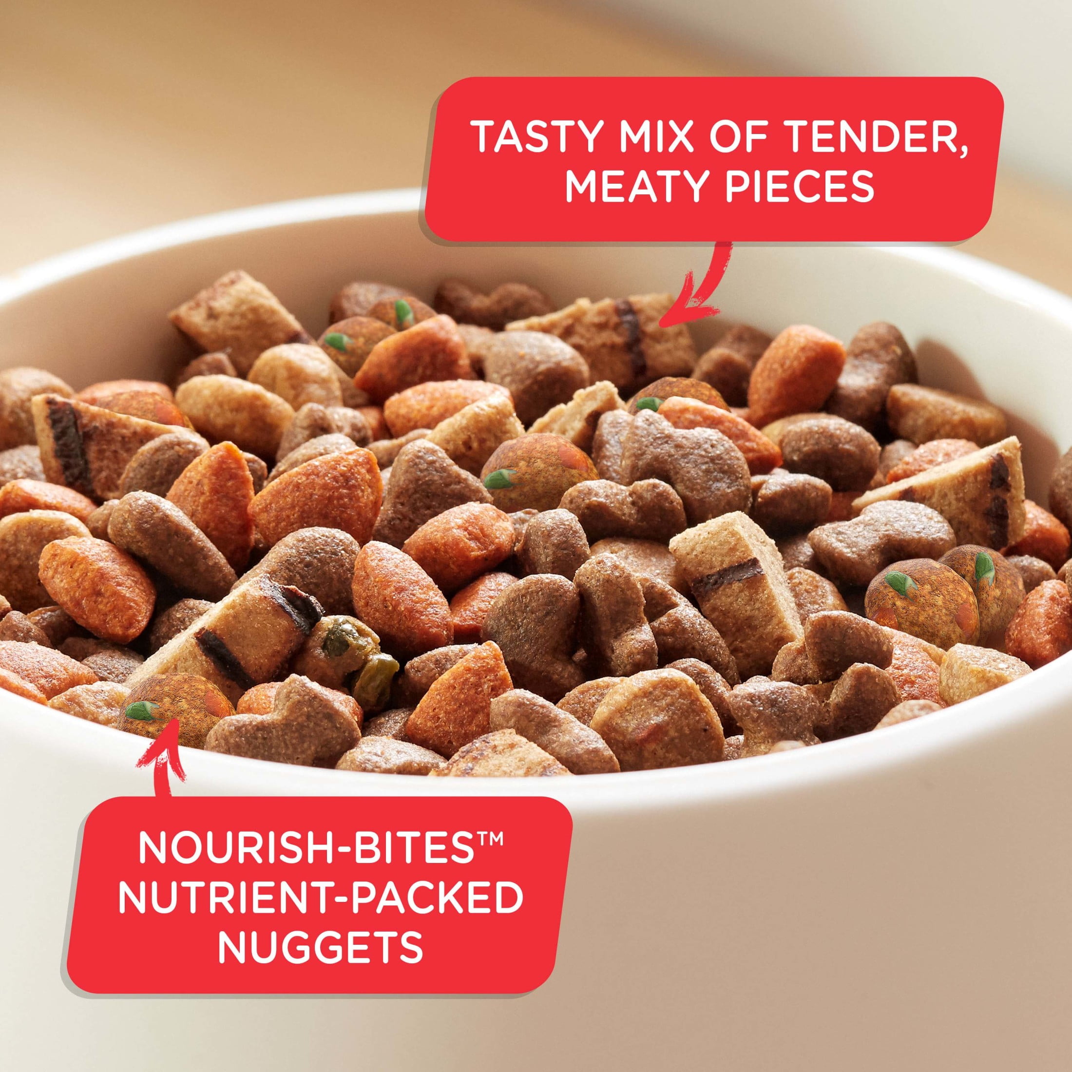 Rachael Ray Nutrish Big Life Hearty Beef, Veggies & Brown Rice Recipe Dry Dog Food, 28 lb. Bag