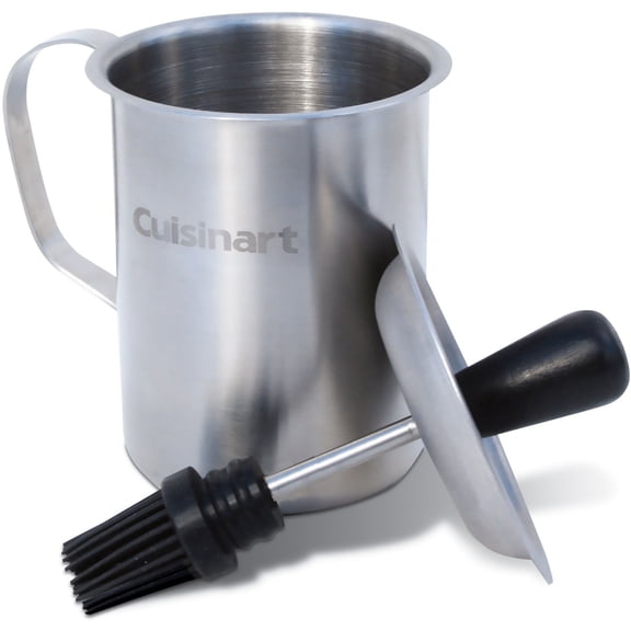Cuisinart® Sauce Pot and Basting Brush Set - Holds Up To 16 Fluid Ounces, Basting Brush Integrated Into Lid