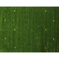thumbnail image 1 of Ahgly Company Machine Washable Indoor Rectangle Contemporary Shamrock Green Area Rugs, 5' x 7', 1 of 7