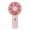 Pink, variant on Kezqiaxn Handheld Fan Mini Handheld Fan Battery Powered Small Portable Adjustable Speed USB Rechargeable Fan Powerful Eyelash Fan Suitable for Kids Women Men Indoor Outdoor Travel Pink