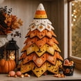 thumbnail image 5 of DIY Halloween Quilted Fabric Tree Kit, Multiple Cute Designs, Pumpkin, Cat & More, Superb Halloween Decorations for Party, Fun Craft Activity for Adults, Halloween Ornament for Home, F, 5 of 10