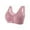 Pink, variant on Otvok Bras Front Snaps Bras for Women Plus Size Wirefree Sport Bralettes Push Up Full Coverage Bras Underwire Beauty Back Vest Bras