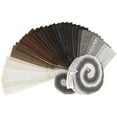thumbnail image 2 of Flannel Jelly Roll Woolies Neutral Assortment Flannel Vol 2 by Bonnie Sullivan Plaid 2.5" Strips Roll Up Fabric Bundle Cotton Precuts (ST/MASWOF-NEU), 2 of 5