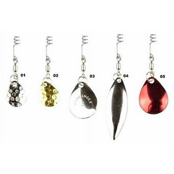 Humdinger KPS-03 Nickel Colorado 5/Pk Fishing Spinnerbait Freshwater Lure