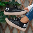 thumbnail image 5 of Women's Mesh Lace Up Platform Casual Walking Shoes Breathable Comfortable Thick Sole Sneakers Lightweight Daily Commute Outdoor Athletic Footwear, 5 of 8