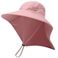 thumbnail image 2 of LEEYNEER Chapeau de Soleil à Grand Bord avec Rabat de Cou UPF 50+ Randonnée Safari Pêche pour Hommes et Femmes, 2 of 7