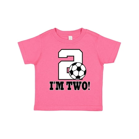 

Inktastic 2nd Birthday Soccer Outfit Gift Toddler Boy or Toddler Girl T-Shirt