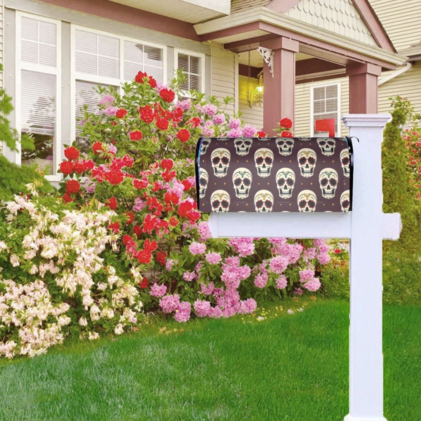 Kdxio Magnetic Mailbox Cover 21x18 in Mailbox Cover Outdoor Decoration Holiday Mailbox Covers for Home Garden Yard-21x18 in