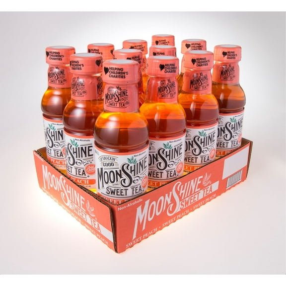 Moonshine Peach Sweet Tea, 12pk 16oz