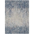 thumbnail image 2 of Addison Rugs Chantille Indoor/Outdoor Transitional Stripes Navy Machine Washable Rectangle Rug, 8' x 10', 2 of 8