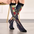 thumbnail image 5 of 20-30mmHg Compression Socks for Men & Women Circulation American Flag Riders Knee High Compression Stockings - Best Support for Medical, Running, Nursing, Athletic Gift, 5 of 7