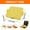 Yellow, variant on LINFANG Microwave Toastie Sandwich Maker Wireless Toastie Maker Nonstick Plate Sandwich Maker Heatwave Technology Sandwich Toaster for Cooking Delicious Crispy Sandwiches