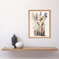 thumbnail image 2 of Wildflowers Rainbow Colour Water Glass Test Tubes Art Print Framed Poster Wall Decor 12x16 inch, 2 of 5