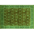 thumbnail image 1 of Ahgly Company Indoor Rectangle Oriental Green Traditional Area Rugs, 7' x 9', 1 of 4