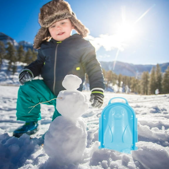 DRAFIDEEP Penguin Shape Making Clamp 1Pcs Winter Snow Toys Kit For All Ages Fun