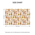 thumbnail image 3 of Rocae Gnomes Autumn Harvest Printed Heat Resistant Place Mats,Classic Hemstitch Cloth Fabric Placemats Imitation Linen Place Mat Table Mats 18x12 inch, 3 of 9
