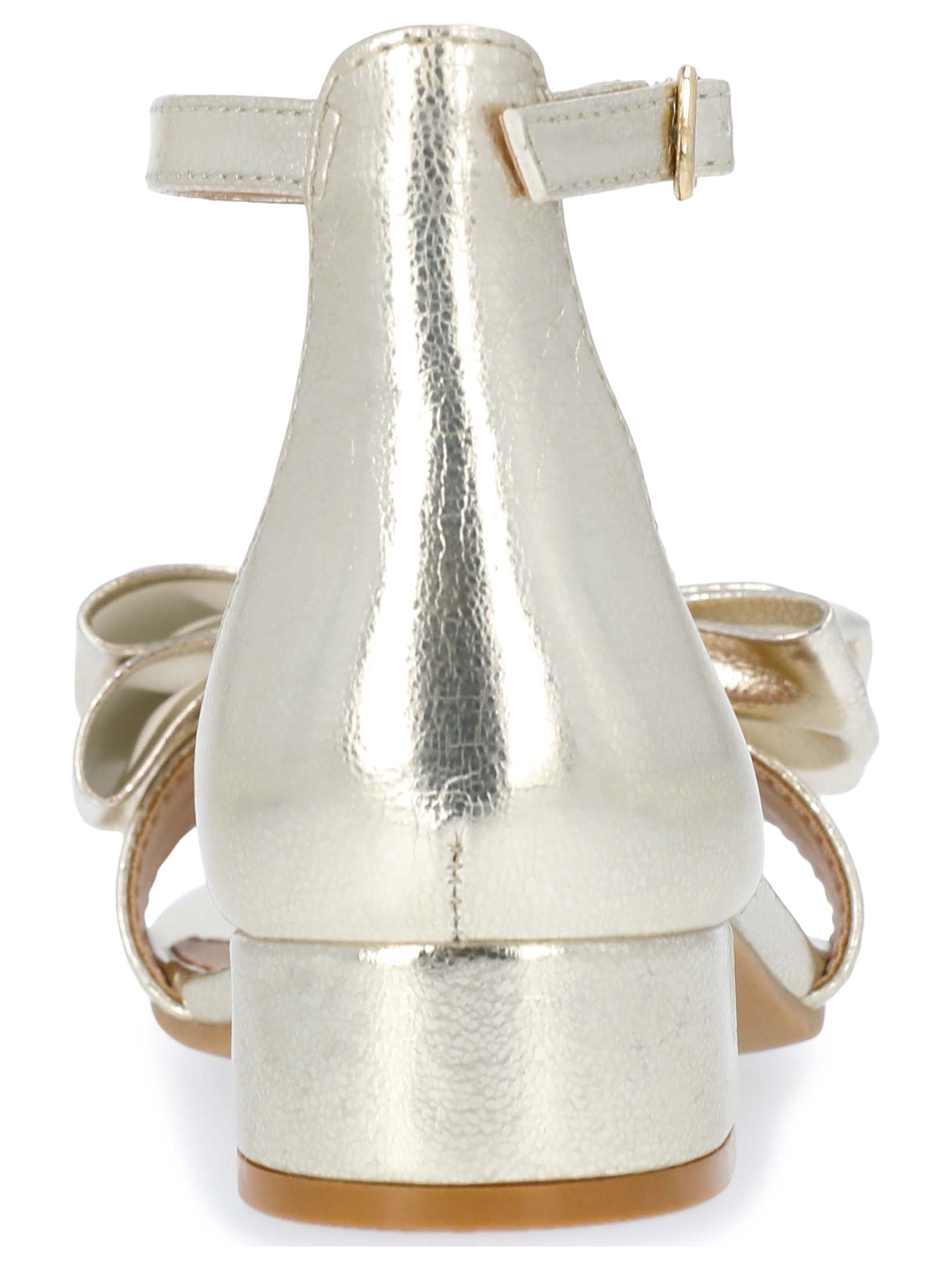Wonder Nation Toddler, Little, and Big Girls Bow Heeled Sandals