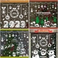 thumbnail image 2 of Calcomanías De Cristal Decoraciones Navideñas Pegatinas Electrostáticas De Santa Alce Para Sala De Estar Cocina, 2 of 4