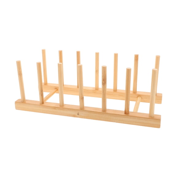 HEALEEP Wooden Yarn Spool Storage Rack Beige 11.8x4.7x4.3 Inch Organizer for Sewing Tools and Craft Supplies