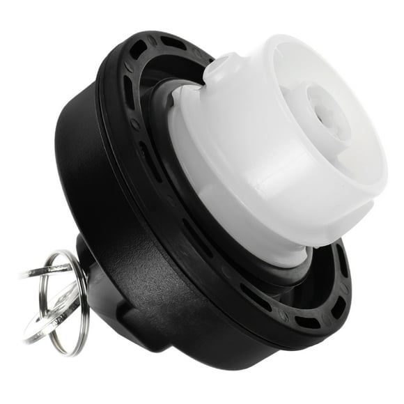 KAKOWELY Locking Gas Cap For Black ABS Replacement Fuel Cap For Vehicles 1Pcs