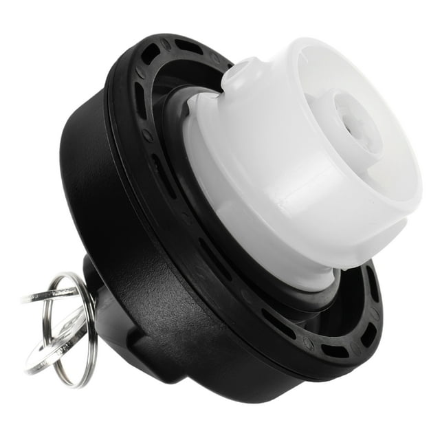 KAKOWELY Locking Gas Cap For Black ABS Replacement Fuel Cap For Vehicles 1Pcs