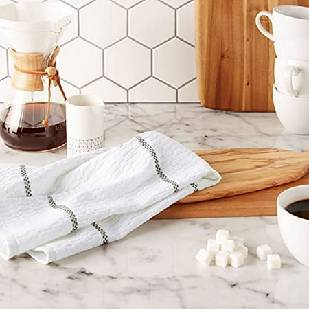

Clorox Antimicrobial Kitchen Towel Set White/Grey 2 Piece