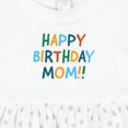 thumbnail image 4 of Inktastic Happy Birthday Mom Girls Baby Dress, 4 of 5