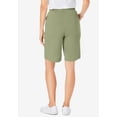 thumbnail image 2 of Woman Within Plus Size 7-Day Straight-Leg Elastic-Waist Stretchy Knit Short, 2 of 6