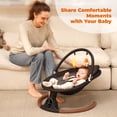 thumbnail image 4 of Babyeap Baby Swing for Infants, Electric Swing with 5 Swing Speeds and 10 Lullabies, Black, 4 of 15